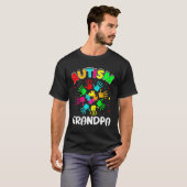 Autisme Awar Autistic Grandpa Puzzle Support Famil T-shirt (Voorkant volledig)