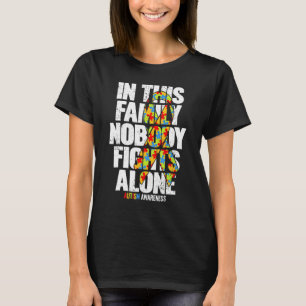 Autisme Awarene Familie steunt mama Autism Awarene T-shirt