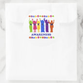 Autisme Awareness 2009 T - shirts and Gifts Ronde Sticker (Tas)