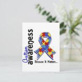Autisme Awareness 5 Briefkaart (Staand voorkant)