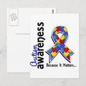 Autisme Awareness 5 Briefkaart (Voorkant / Achterkant)