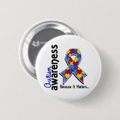 Autisme Awareness 5 Ronde Button 5,7 Cm (Voorkant /achterkant)