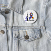 Autisme Awareness 5 Ronde Button 5,7 Cm (In situ)