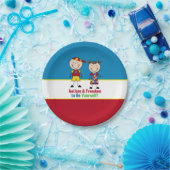 Autisme Awareness 7-inch Paper Bord (Feest)