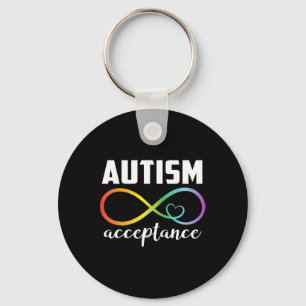 Autisme Awareness Acceptatie Shirt Autisme Awarene Sleutelhanger