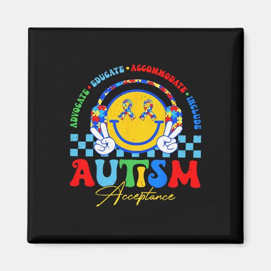 Autisme Awareness Acceptation Special Education Te Magneet (Voorkant)