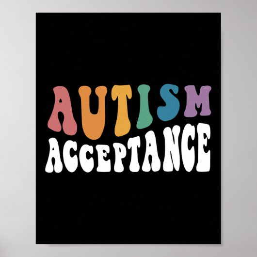 Autisme Awareness Acceptation Special Education Te Poster (Voorkant)