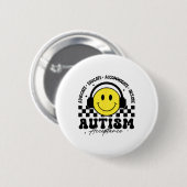 Autisme Awareness Acceptation Special Education Te Ronde Button 5,7 Cm (Voorkant /achterkant)