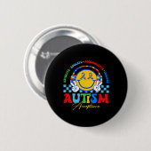 Autisme Awareness Acceptation Special Education Te Ronde Button 5,7 Cm (Voorkant /achterkant)