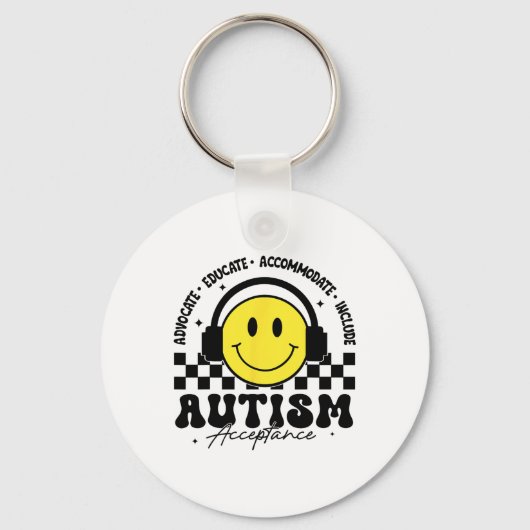 Autisme Awareness Acceptation Special Education Te Sleutelhanger (Voorkant)