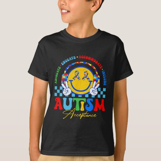 Autisme Awareness Acceptation Special Education Te T-shirt (Voorkant)