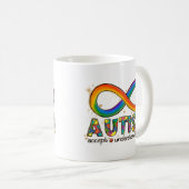 Autisme Awareness Accepteren, Love, Begrepen Koffiemok (Voorkant rechts)