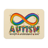 Autisme Awareness Accepteren, Love, Begrepen Magneet (Horizontaal)