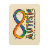 Autisme Awareness Accepteren, Love, Begrepen Magneet (Verticaal)