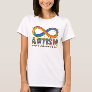 Autisme Awareness Accepteren, Love, Begrepen T-shirt