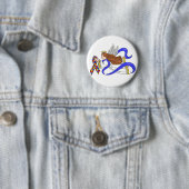 Autisme Awareness Angel Ronde Button 5,7 Cm (In situ)