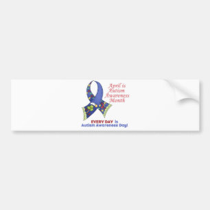Autisme Awareness April en Elke Dag Bumpersticker