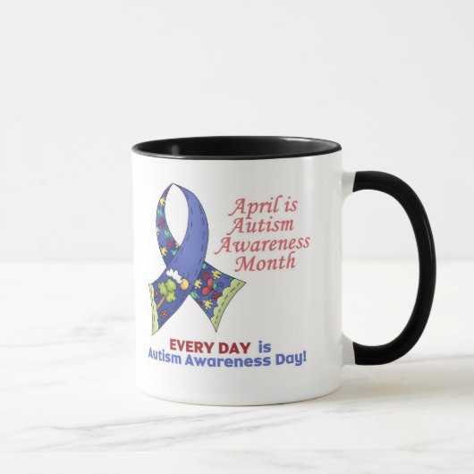 Autisme Awareness April en Elke Dag Mok (Rechts)