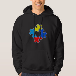 Autisme Awareness Autism Puzzle Hear Idee Hoodie