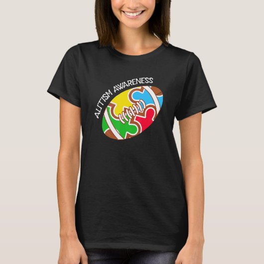 Autisme Awareness Autism Support Mannen Women Foot T-shirt (Voorkant)