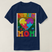 Autisme Awareness Autisme Mam Autisme Awareness He T-shirt (Design voorkant)