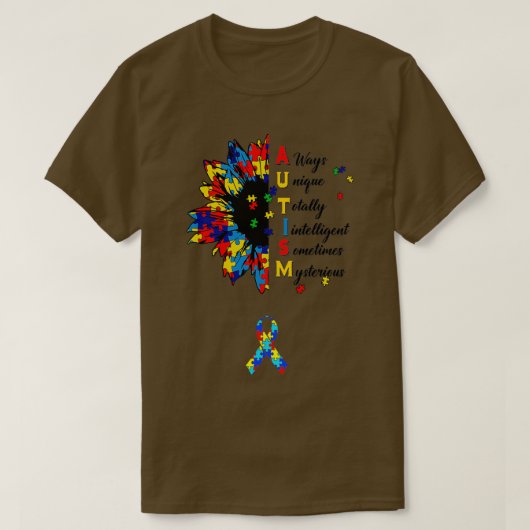 Autisme Awareness autisme s T-shirt (Design voorkant)