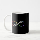Autisme Awareness Autistic Acceptation Rainbow Inf Koffiemok (Links)