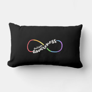 Autisme Awareness Autistic Acceptation Rainbow Inf Kussen