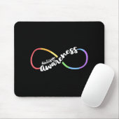 Autisme Awareness Autistic Acceptation Rainbow Inf Muismat (Met muis)