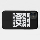 Autisme Awareness Autistic Kinder Rock letterlijk Case-Mate iPhone Case (Achterkant (horizontaal))
