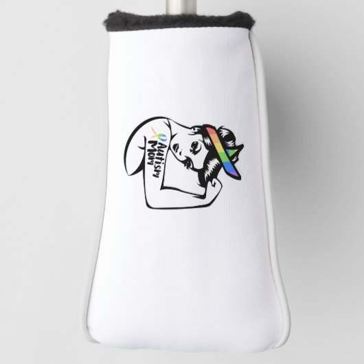 Autisme Awareness Autistic Support Golfheadcover (Draai 90)