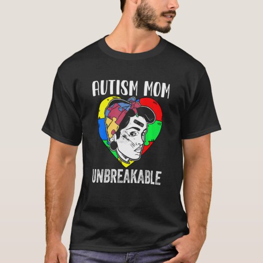 Autisme Awareness Autistic Support Mam that Nooit  T-shirt (Voorkant)