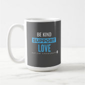 Autisme awareness.be kind.support.love. Mokken (Links)