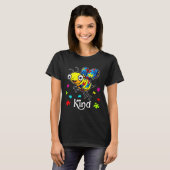 Autisme Awareness Bee-ind T-shirt (Voorkant volledig)