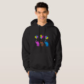 Autisme Awareness Blue Elephant Hoodie (Voorkant volledig)