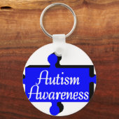 Autisme Awareness (Blue PP) Sleutelhanger (Voorkant)