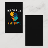 Autisme Awareness Boys Autistic Son Visitekaartje (Voorkant / Achterkant)
