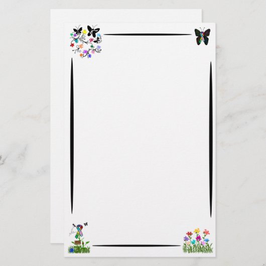 Autisme Awareness Briefpapier (Voorkant / Achterkant)