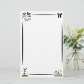 Autisme Awareness Briefpapier (Staand voorkant)