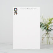 Autisme Awareness Briefpapier (Staand voorkant)