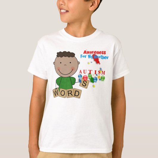Autisme Awareness Brother 3 Shirt (Voorkant)