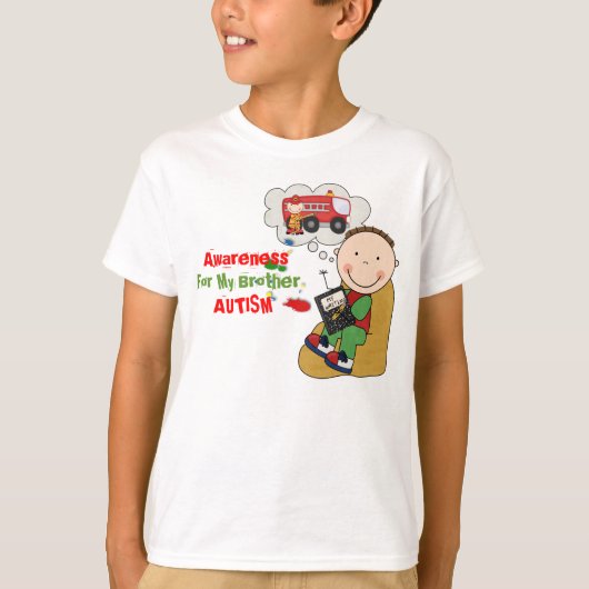 Autisme Awareness Brother 5 Shirt (Voorkant)