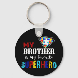 Autisme Awareness Brother shirt, autisme awareness Sleutelhanger