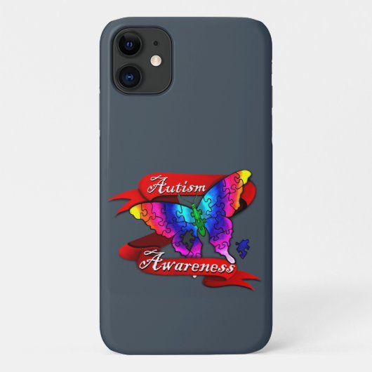 Autisme Awareness Butterfly Case-Mate iPhone Case (Achterkant)