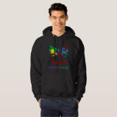 Autisme Awareness Butterfly Hoodie (Voorkant volledig)
