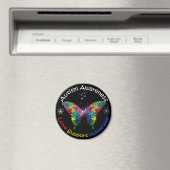 Autisme Awareness Butterfly Magneet (Insitu (Vaatwasser))