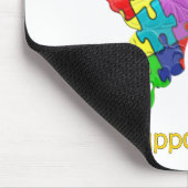 Autisme Awareness Butterfly Muismat (Hoek)