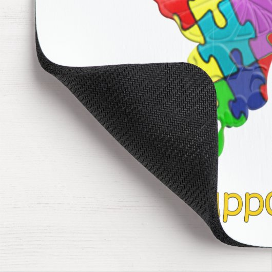 Autisme Awareness Butterfly Muismat (Hoek)