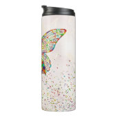 Autisme Awareness Butterfly Ribbon Thermosbeker (Geroteerd rechts)