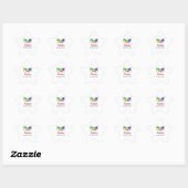 Autisme Awareness Butterfly Ster Sticker (Vel)